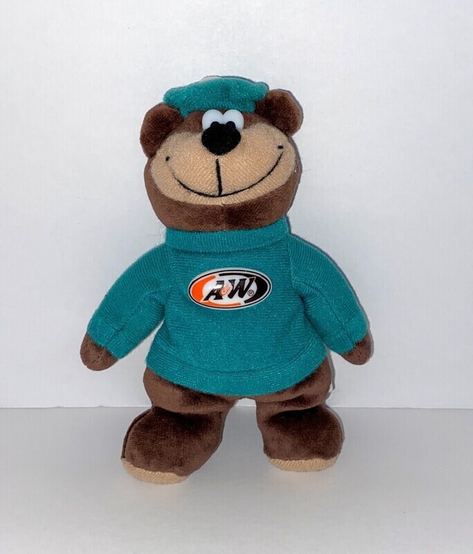 A&amp;W Bear 6 1/2&quot;H Beanbag Character