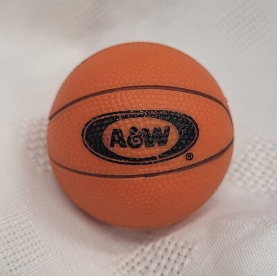 A&W 2"D Plastic Basketball Toy