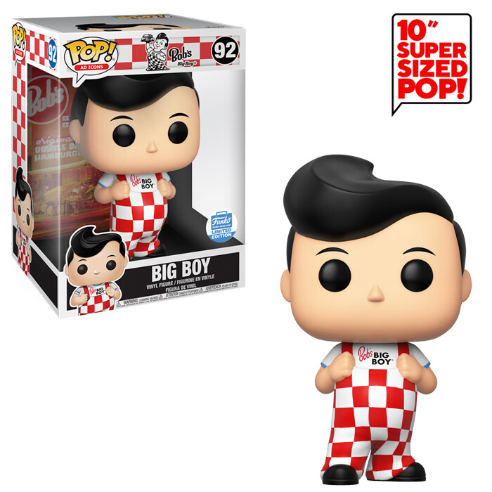 Big Boy SUPER SIZED 10&quot;H POP! Vinyl Figure Ad Icons #92