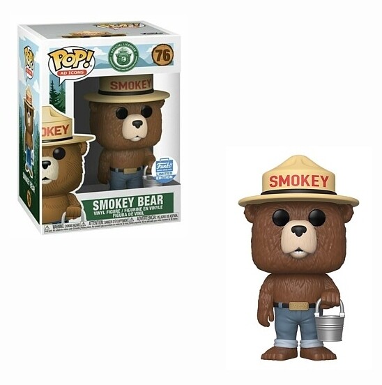 Smokey Bear 3 3/4"H POP! Vinyl Figure Ad Icons #76