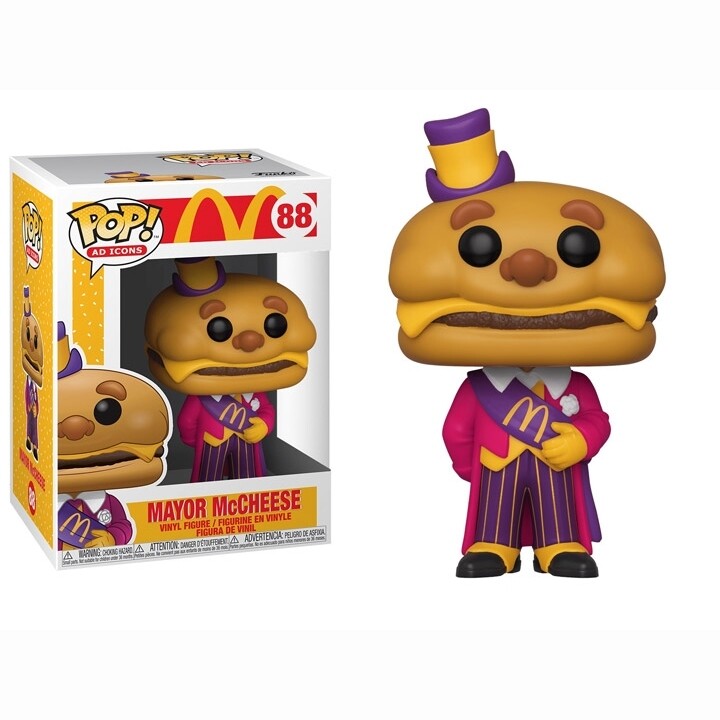 Mayor McCheese 3 3/4&quot;H POP! Vinyl Figure Ad Icons #88