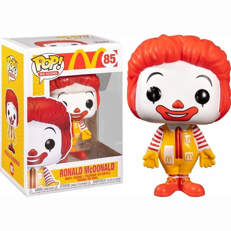 Ronald McDonald 3 3/4&quot;H POP! Vinyl Figure Ad Icons #85