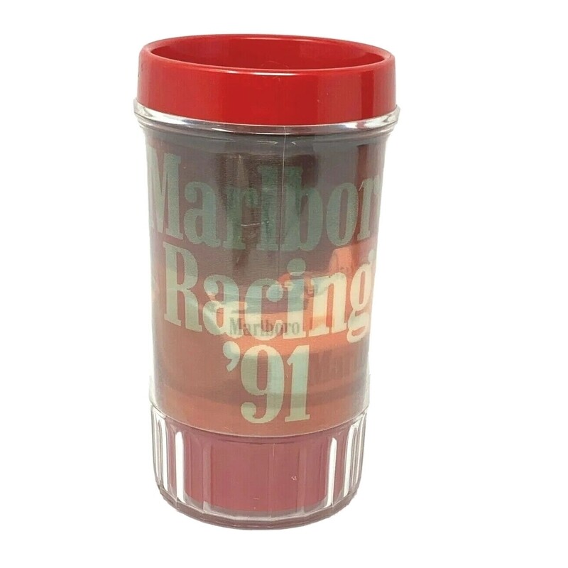 Marlboro Racing &#39;91 Insulated Plastic Mug
