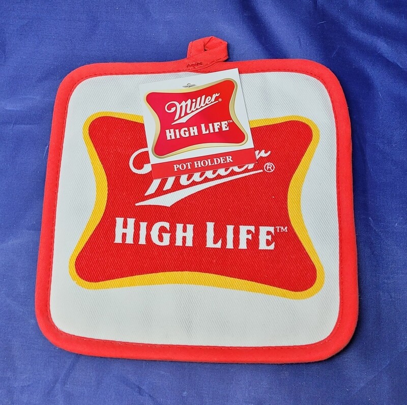 Miller High Life 8&quot; x 8&quot; Cloth Pot Holder
