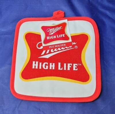 Miller High Life 8" x 8" Cloth Pot Holder