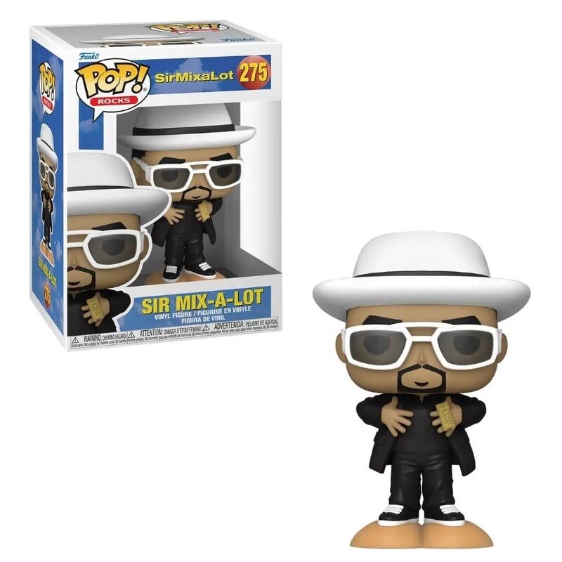 Sir Mix-A-Lot 3 3/4&quot;H POP! Rocks Vinyl Figure #275