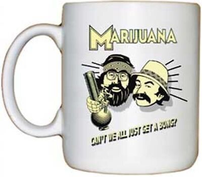 Cheech and Chong 12 Ounce "Marijuana" Ceramic Mug