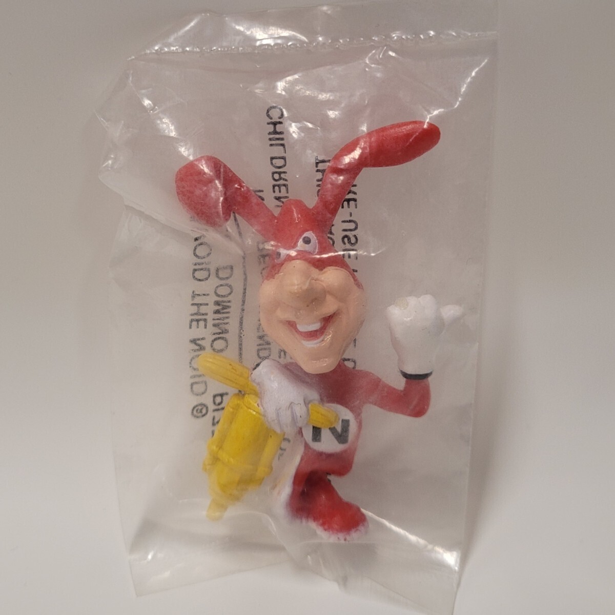 Domino&#39;s Pizza Noid Jackhammer 3&quot;H PVC Figure Mint in Package