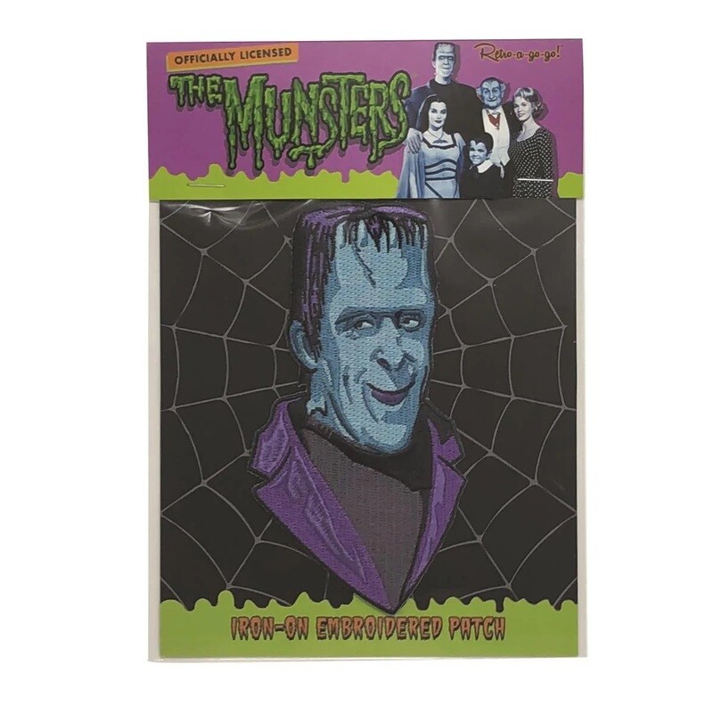 Herman Munster Embroidered Iron-On Patch