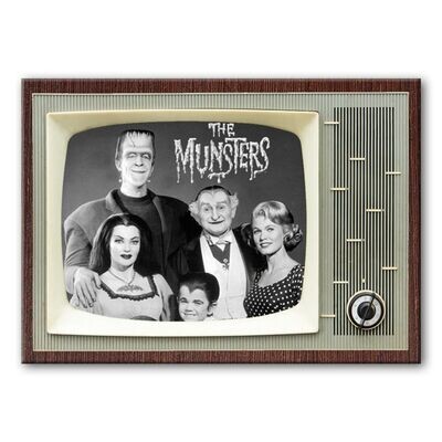 The Munsters Large Metal TV Magnet