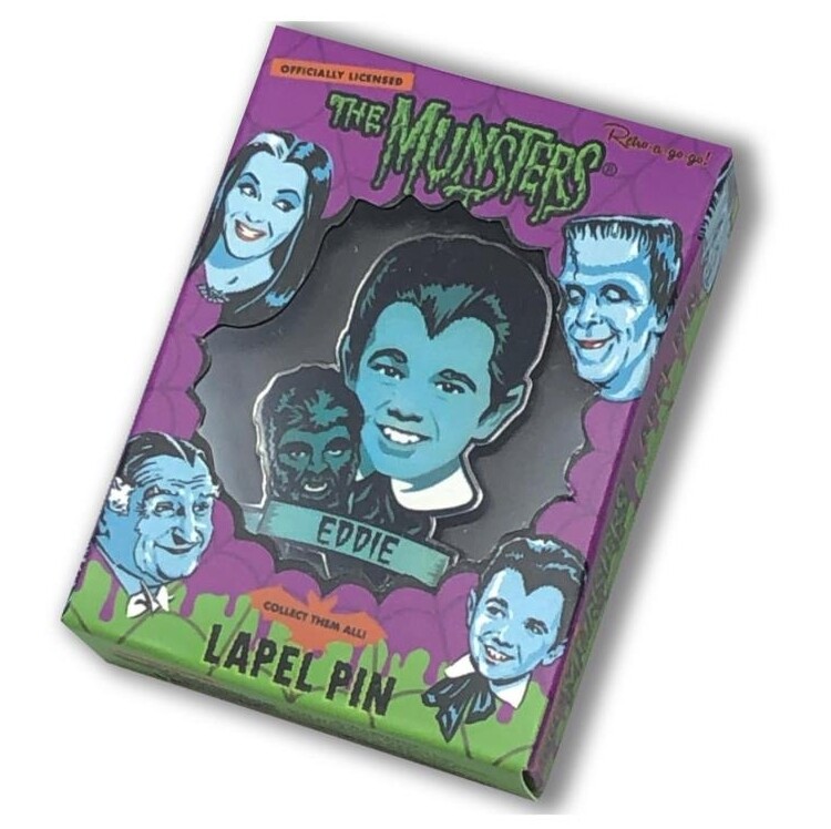 Eddie Munster and Woof-Woof Enamel Pin