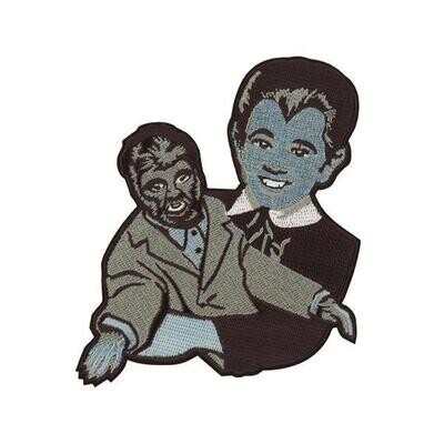 Eddie Munster and Woof-Woof Embroidered Iron-On Patch