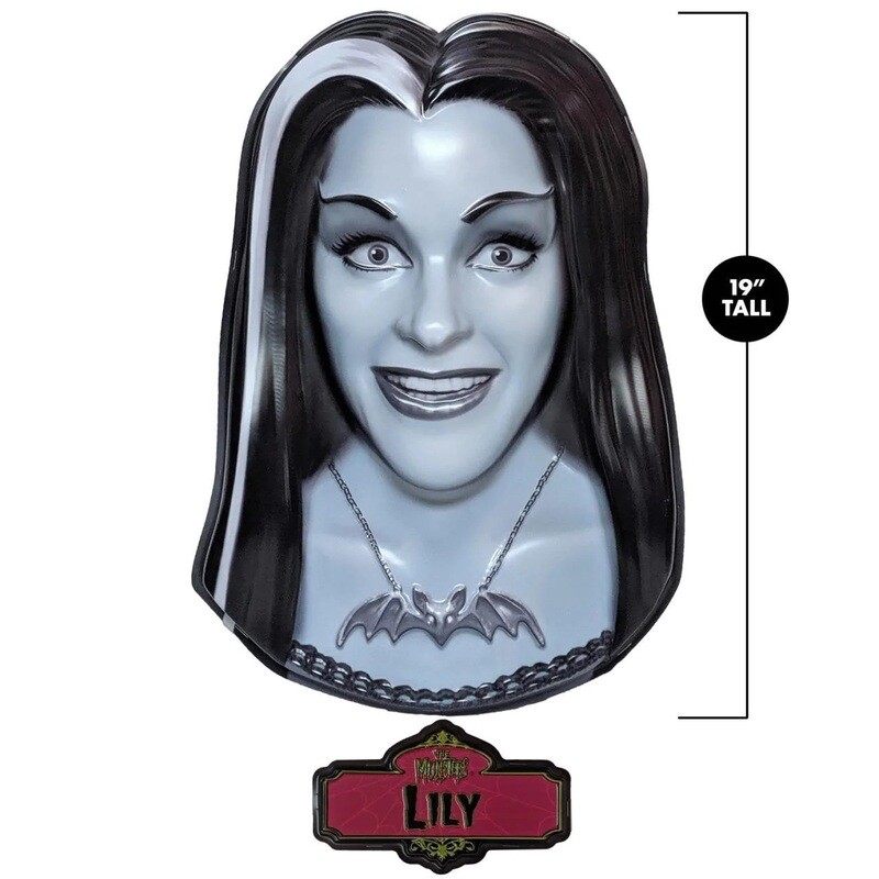 Lily Munster 19&quot;H Plastic 3-D Wall Art