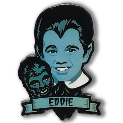Eddie Munster and Woof-Woof Enamel Pin