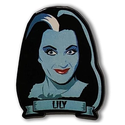 Lily Munster Enamel Pin