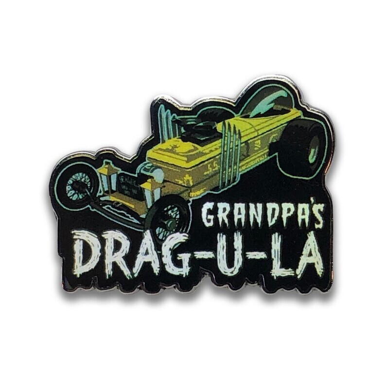 Grandpa&#39;s Drag-U-La - The Munsters - Enamel Pin