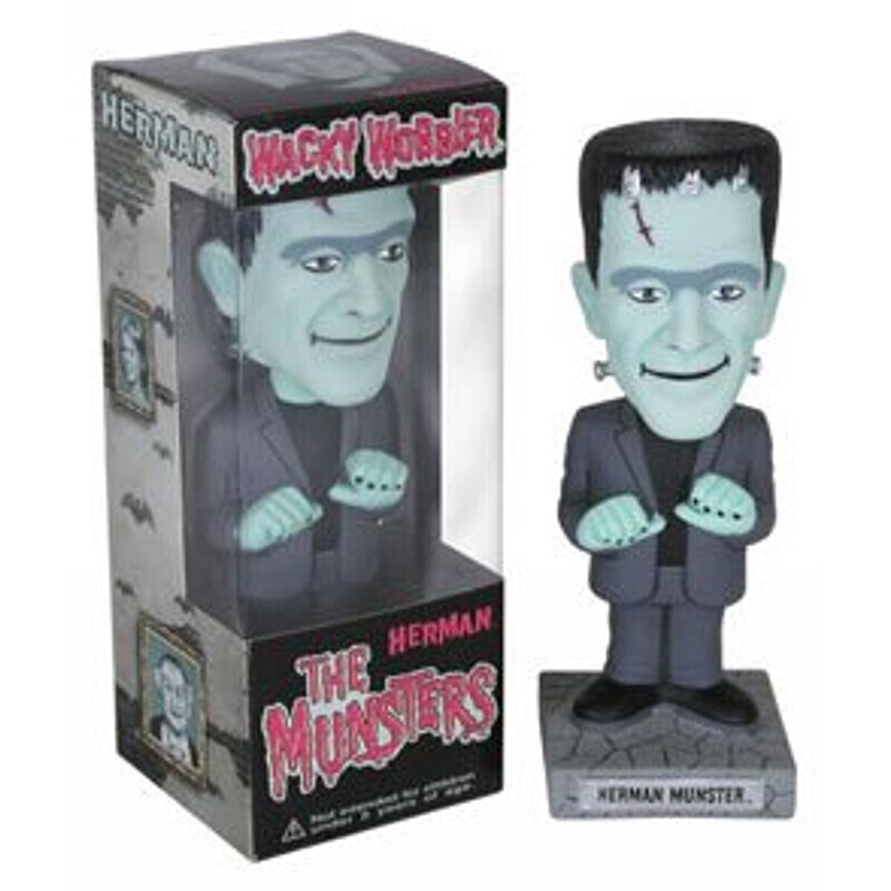 Herman Munster 7&quot;H Wacky Wobbler Bobblehead Doll
