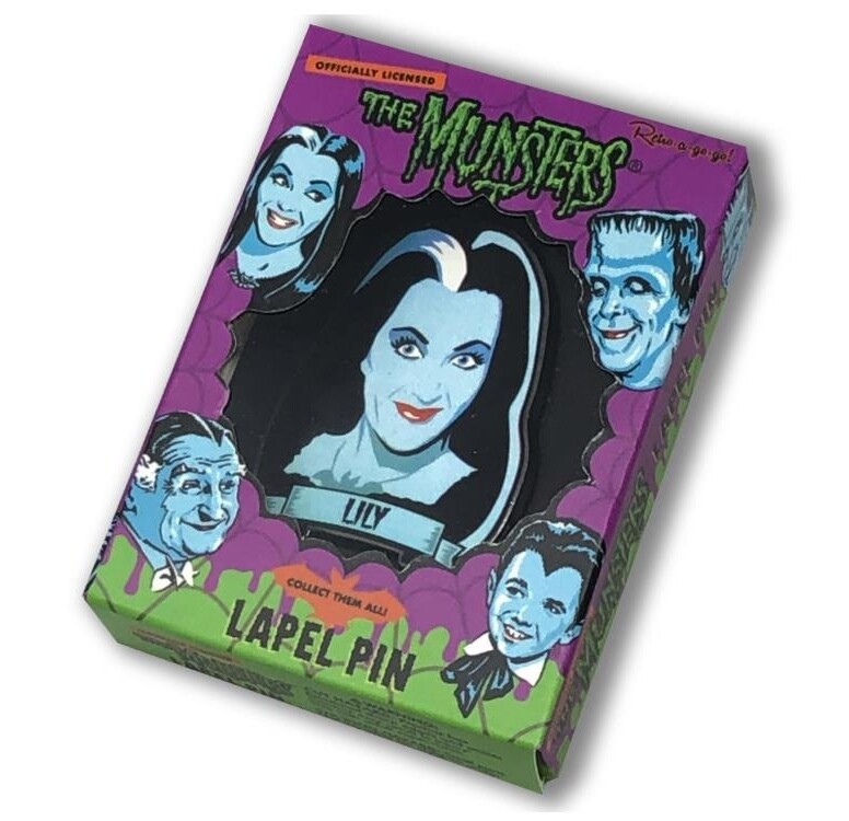 Lily Munster Enamel Pin