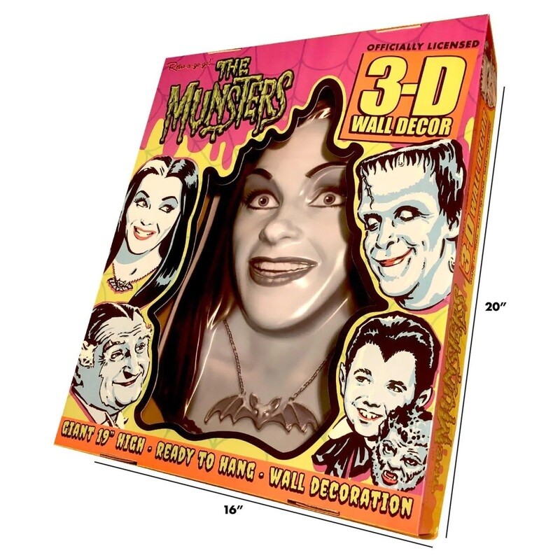 Lily Munster 19"H Plastic 3-D Wall Art