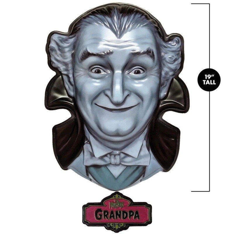 Grandpa Munster 19&quot;H Plastic 3-D Wall Art