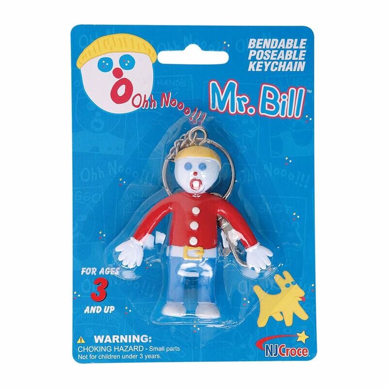 Mr. Bill 3&quot;H Bendable Poseable Keychain