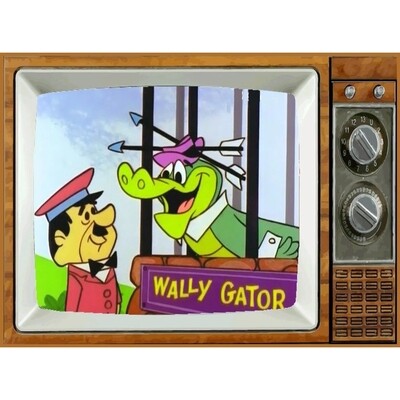 Wally Gator Metal TV Magnet