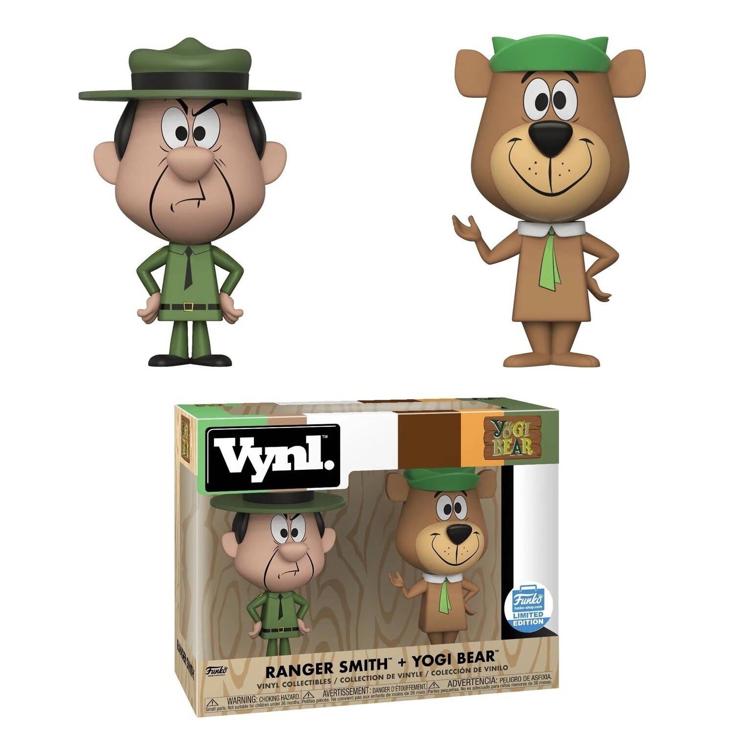 Yogi Bear and Ranger Smith Set of 2 Vynl Figures by Funko