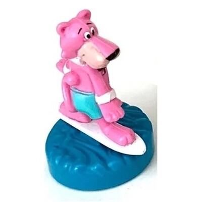 Snagglepuss on Surfboard Glider Figure  1990 Wendy's