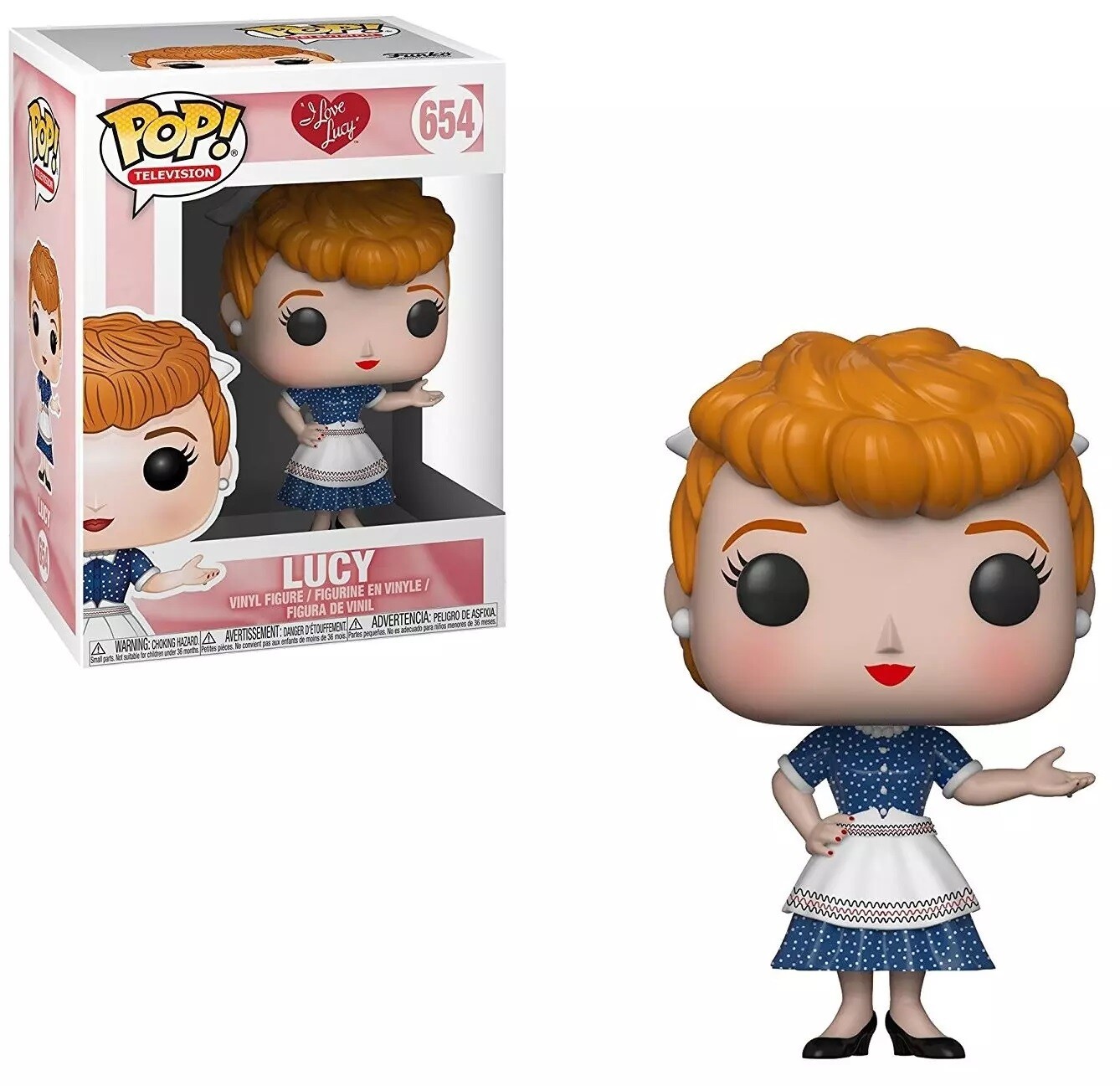 I Love Lucy - Lucy 3 3/4"H POP! Television #654 Vinyl Figure