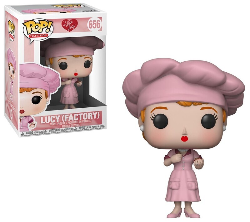 I Love Lucy - Lucy (Factory) 3 3/4&quot;H POP! Television #656 Vinyl Figure
