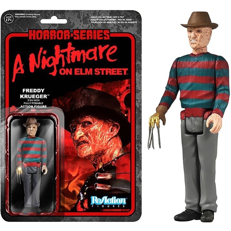 A Nightmare on Elm Street 3 3/4&quot;H Freddy Krueger ReAction Figure