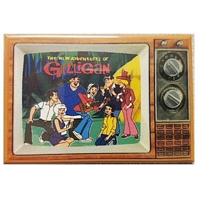 The New Adventures of Gilligan Metal TV Magnet