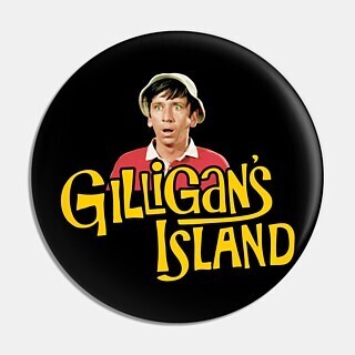 2 1/4"D Gilligan's Island Pinback Button