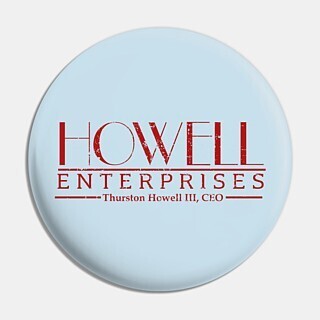 2 1/4"D Gilligan's Island "Howell Enterprises" Pinback Button