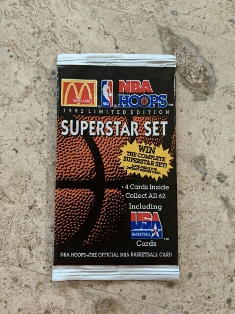 1992 NBA Hoops Superstar Set Basketball Cards (5 per pack)