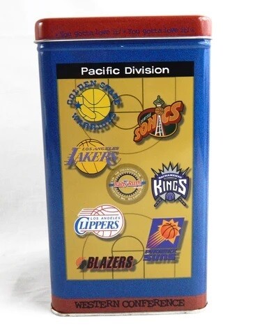 NBA / Baby Ruth 8"H Collector's Tin