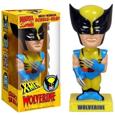 X-Men Wolverine 7"H Wacky Wobbler Bobblehead Doll