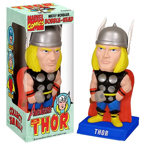 Marvel Avengers Thor 7"H Wacky Wobbler Bobblehead Doll