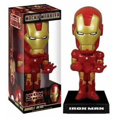 Marvel Avengers Iron Man 7"H Wacky Wobbler Bobblehead Doll