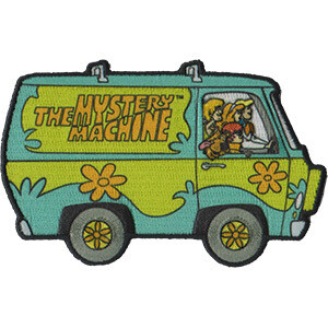 Mystery Machine Scooby-Doo Embroidered Iron-On Patch