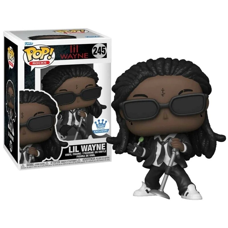 Lil Wayne with Lollipop 3 3/4&quot;H POP! Rocks Vinyl Figure #245