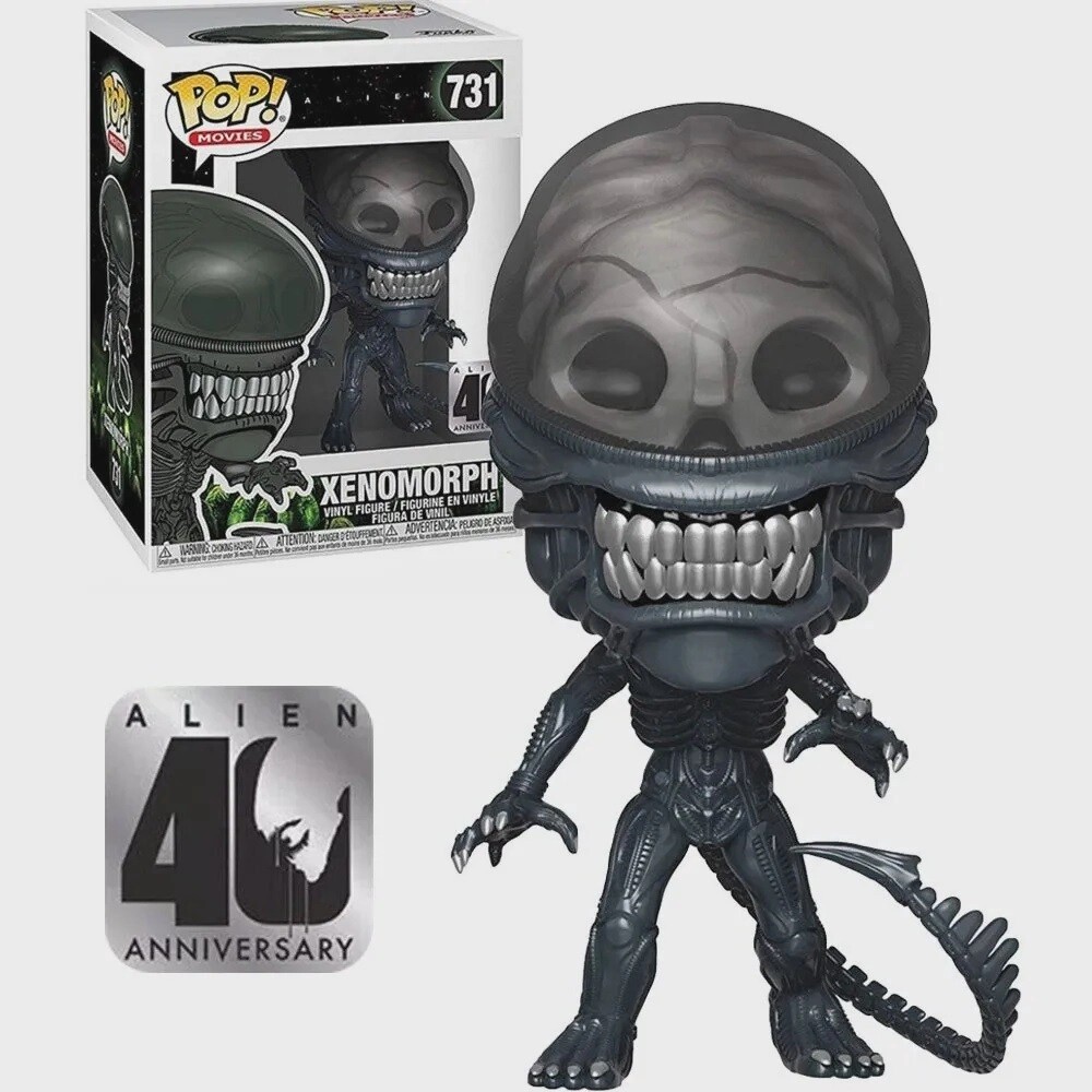 Alien Xenomorph 40th Anniversary 3 3/4&quot;H POP! Movies Vinyl Figure #731