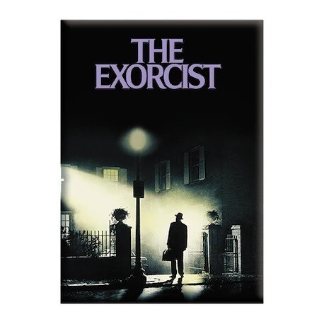 The Exorcist Large Metal TV Magnet