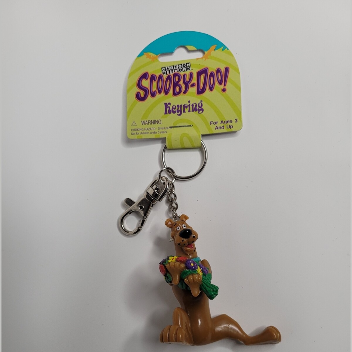 Scooby-Doo with Flowers PVC Keyring