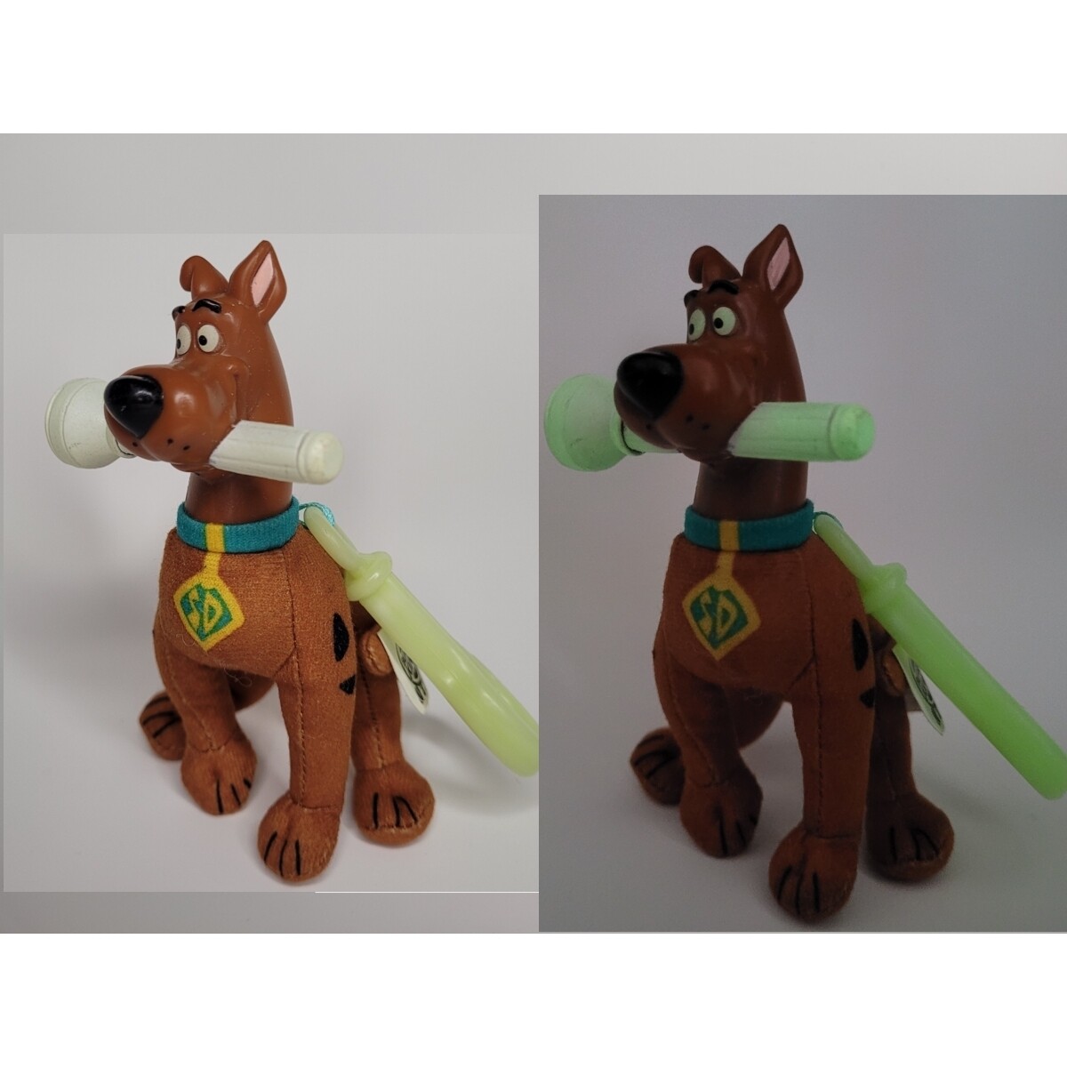 Scooby-Doo Cloth GLOW IN THE DARK Clip-On