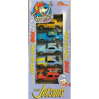 The Jetsons Racing Champions 5 Pack Die Cast Cars