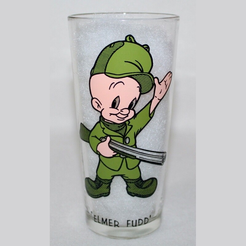 6 1/4&quot;H Elmer Fudd 1973 Pepsi Collectors Series Glass