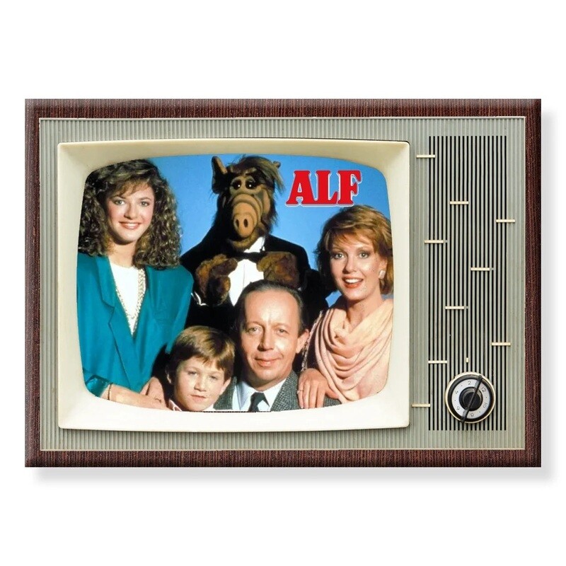 ALF Large Metal TV Magnet