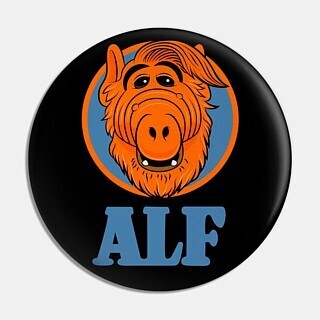 2 1/4"D ALF Pinback Button