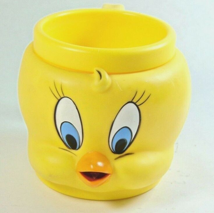 Tweety Plastic Mug / Cup - Arby's